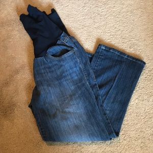 Maternity mid calf jeans by Motherhood